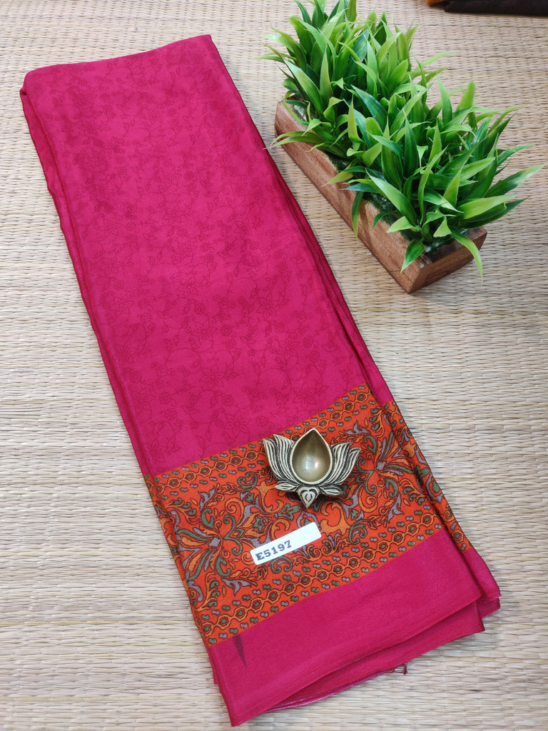 Printed Crepe Silk #E5197