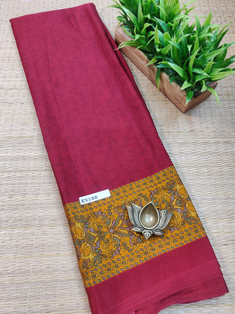 Printed Crepe Silk #E5188