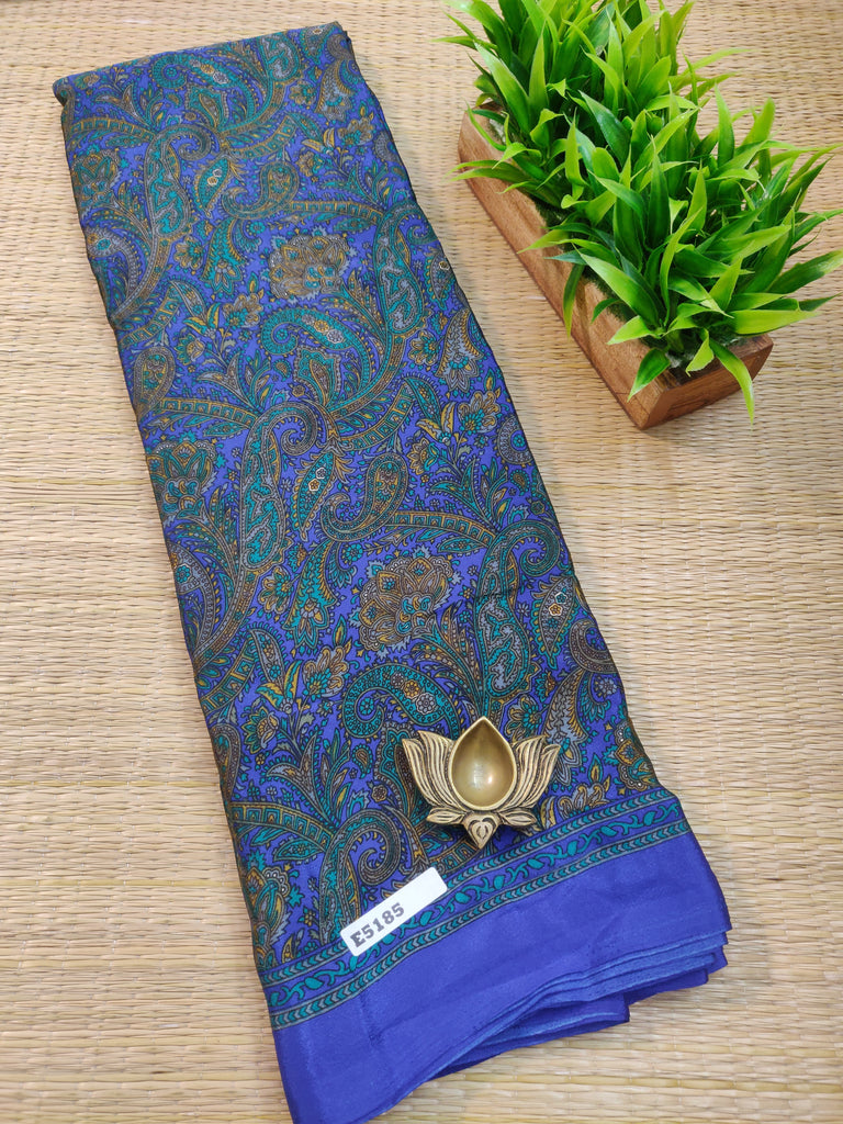 Printed Crepe Silk #E5185