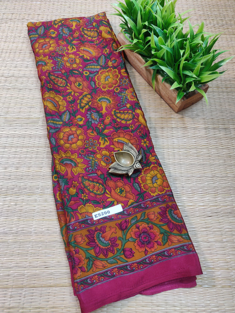 Printed Crepe Silk #E5200
