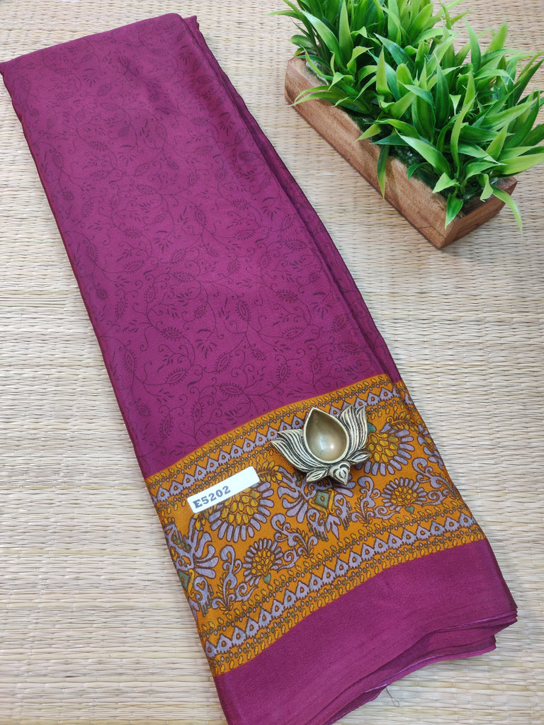 Printed Crepe Silk #E5202