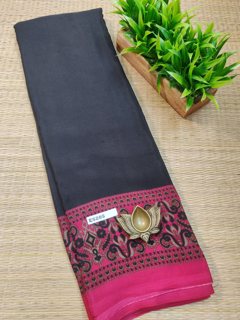 Printed Crepe Silk #E5205