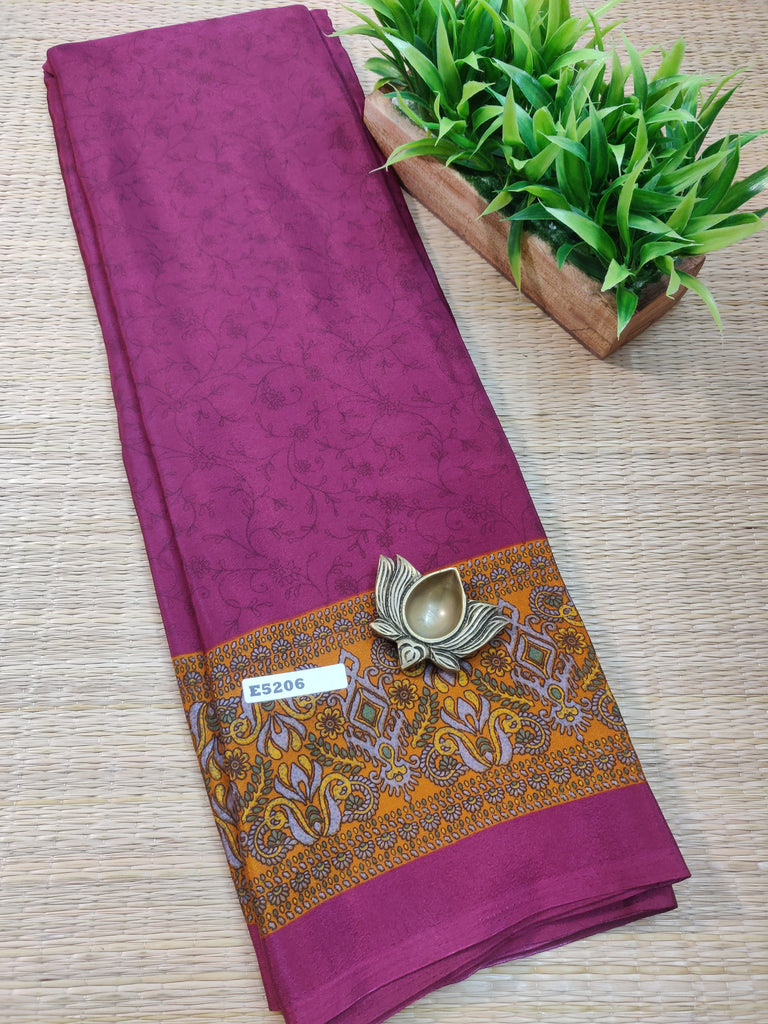 Printed Crepe Silk #E5206