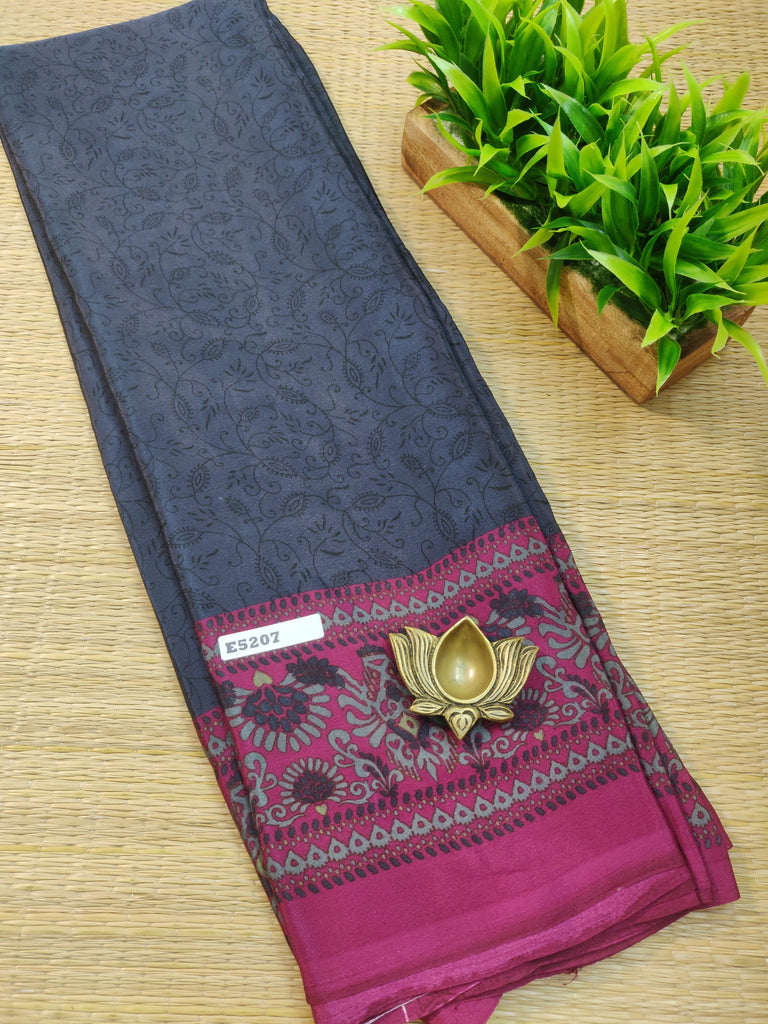 Printed Crepe Silk #E5207