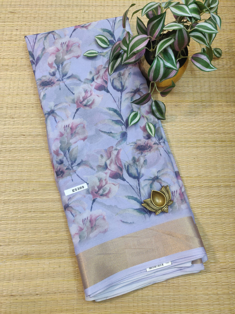 Shimmer Silk Sarees  #E5309