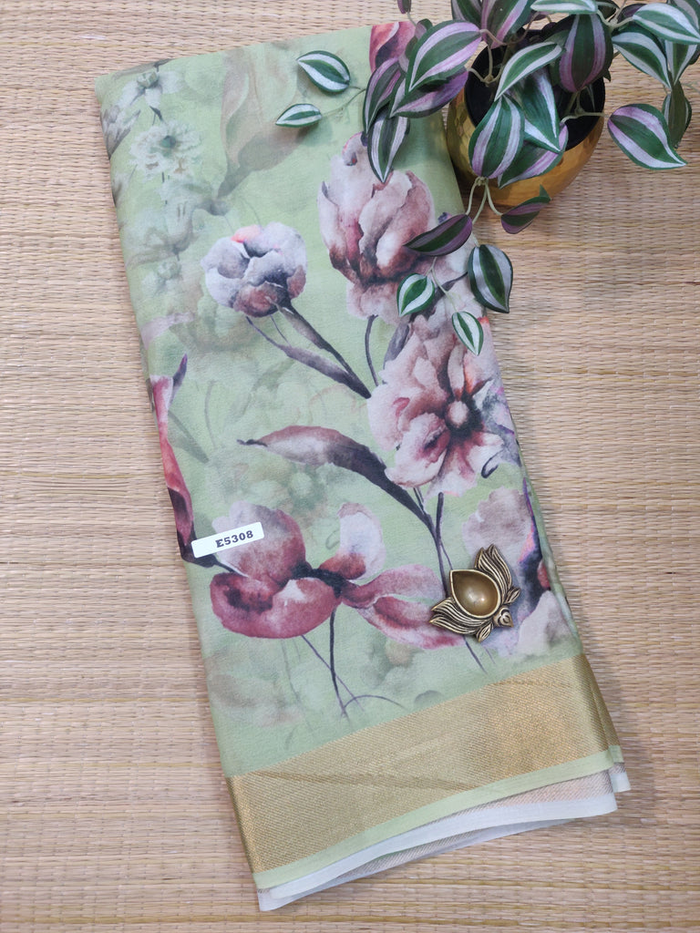 Shimmer Silk Sarees  #E5308