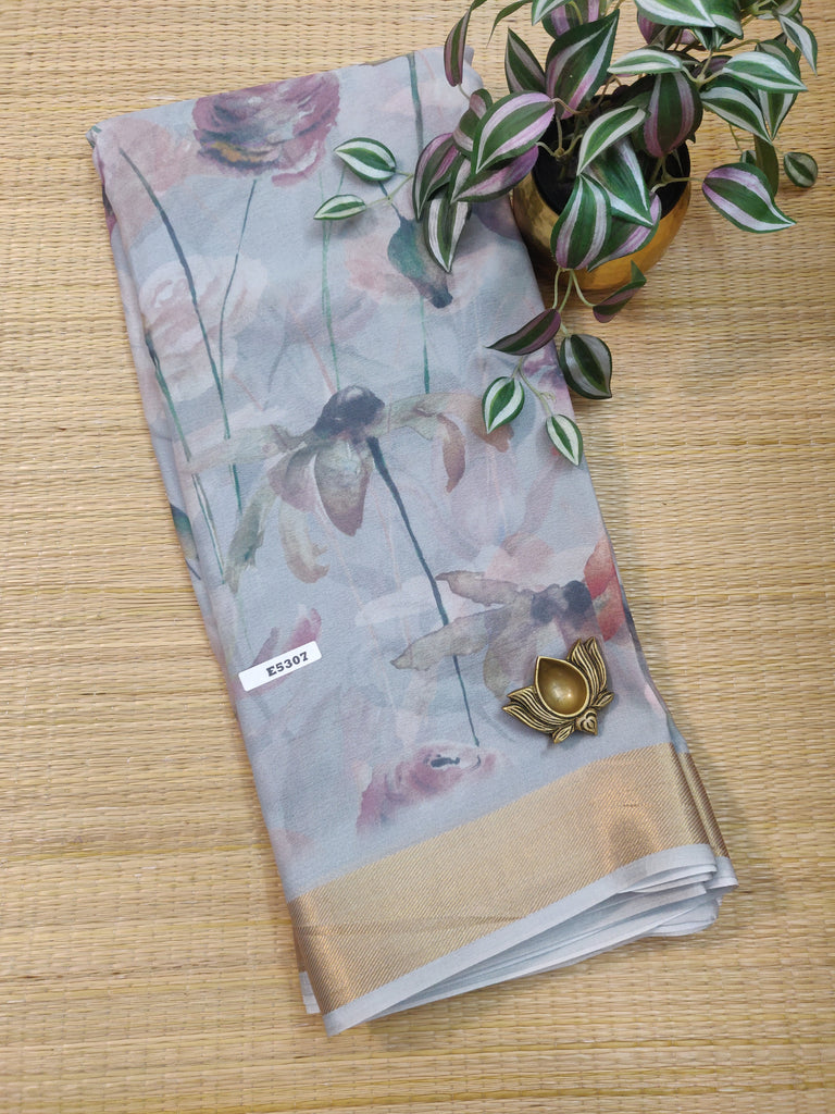 Shimmer Silk Sarees  #E5307