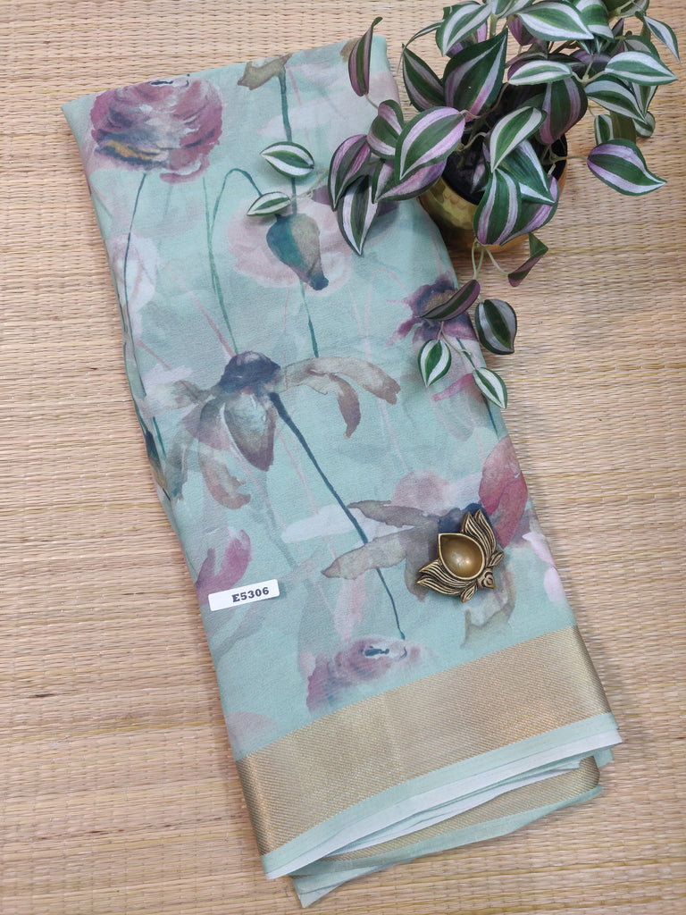 Shimmer Silk Sarees  #E5306