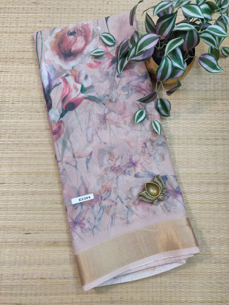 Shimmer Silk Sarees  #E5304