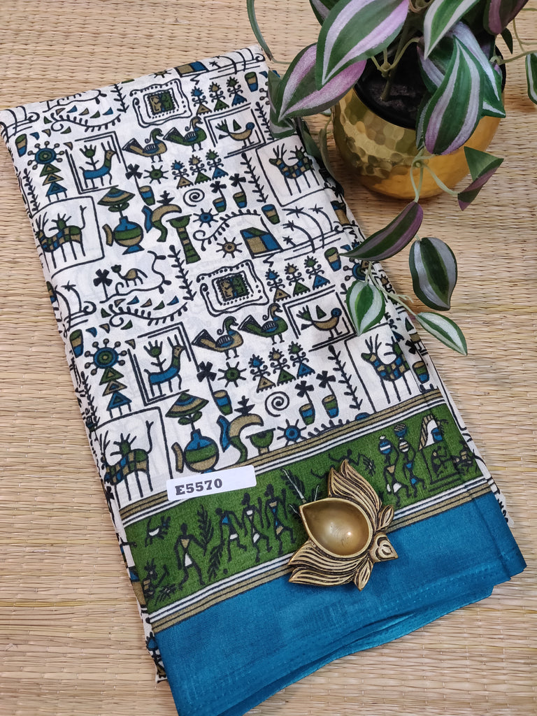 Kashmiri Printed Silk #E5570
