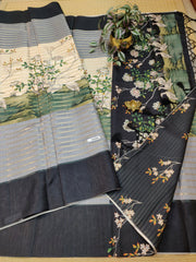 Semi Crepe Sarees #E5898