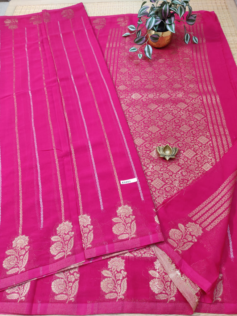 Semi Banarasi Georgette #E5861