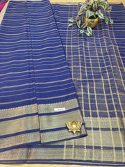 Semi Georgette Sarees #E6230