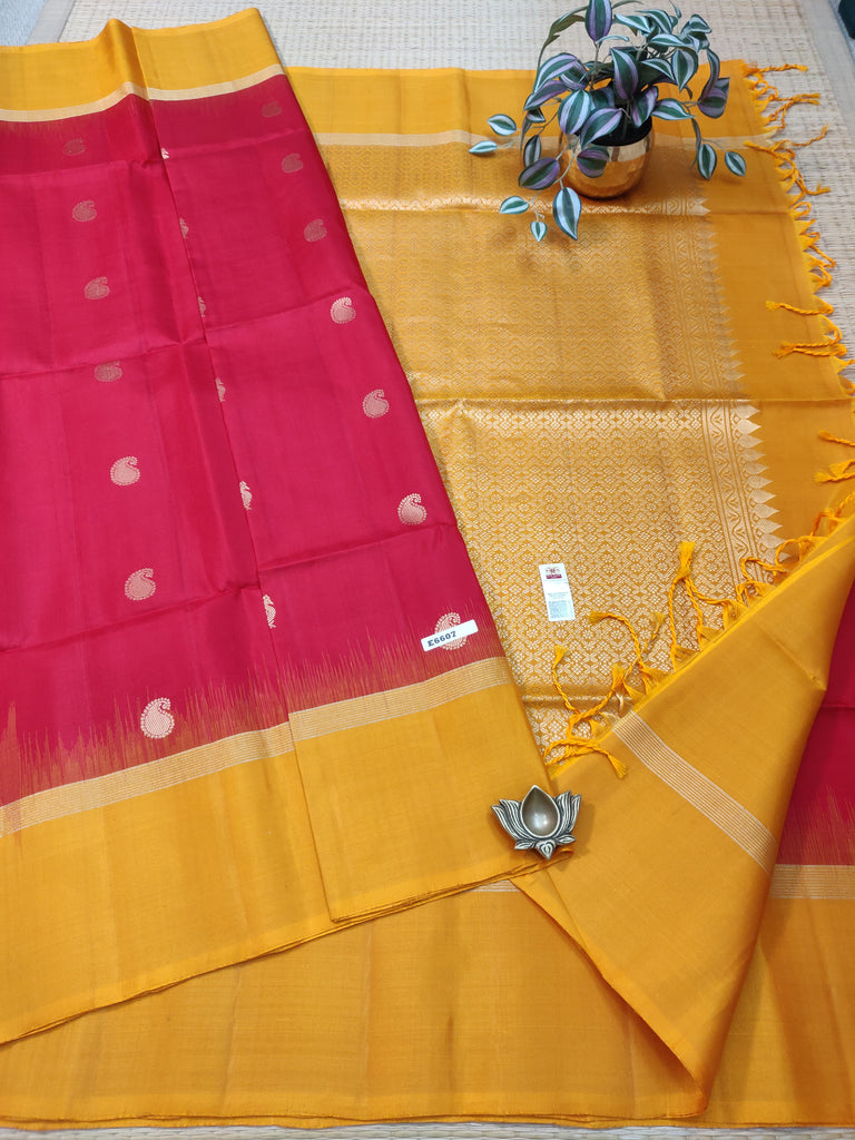 Pure Soft Silk Saree #E6607