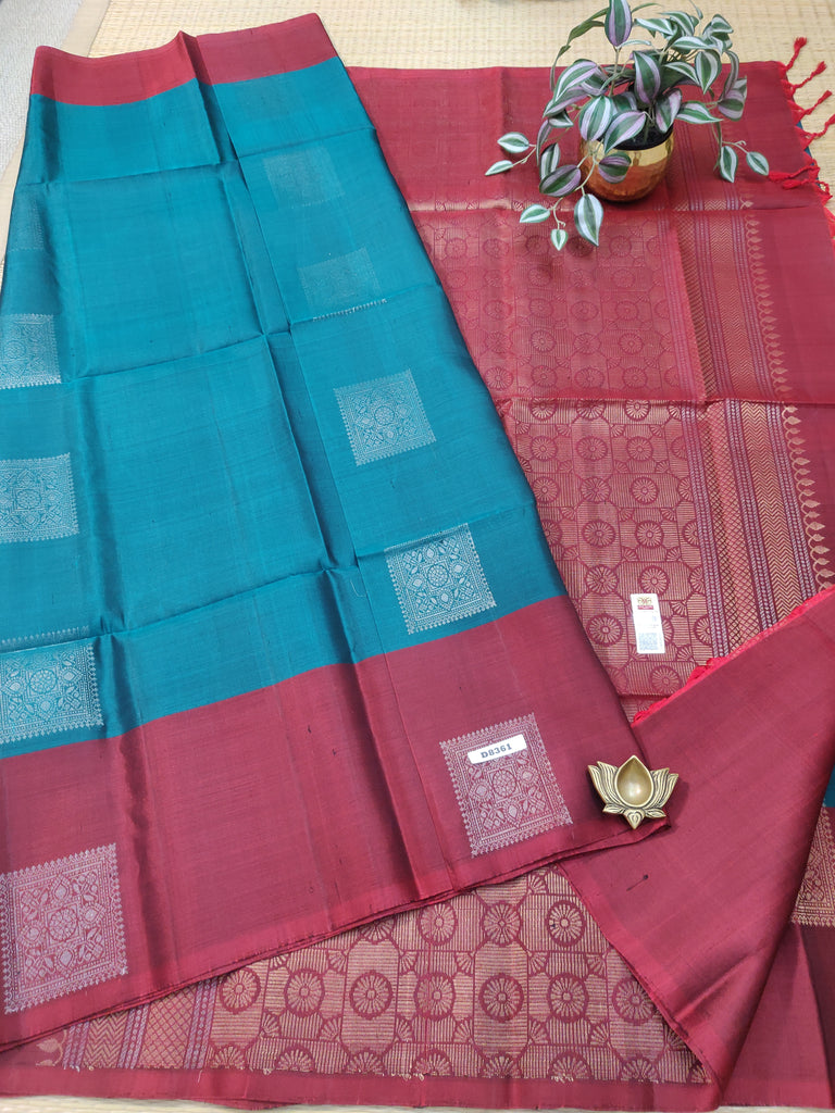 Pure Soft Silk Saree #D8361