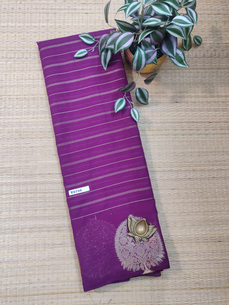 Semi Georgette Sarees #E6748