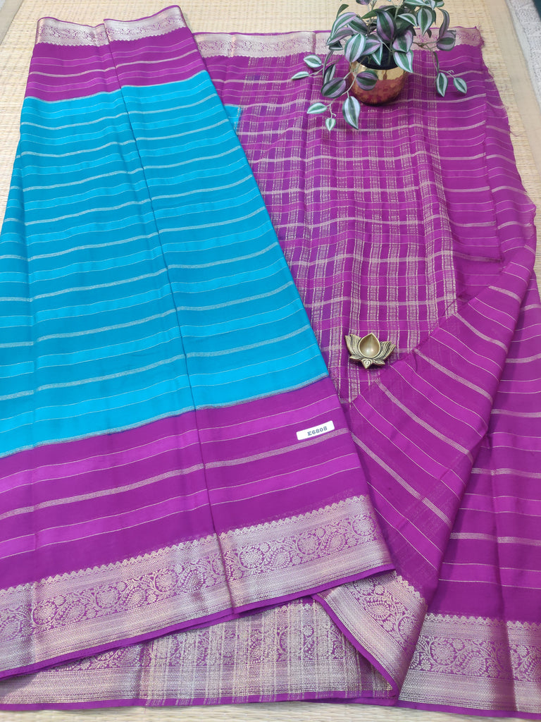 Semi Georgette Sarees #E6808