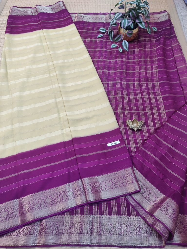 Semi Georgette Sarees #E6812