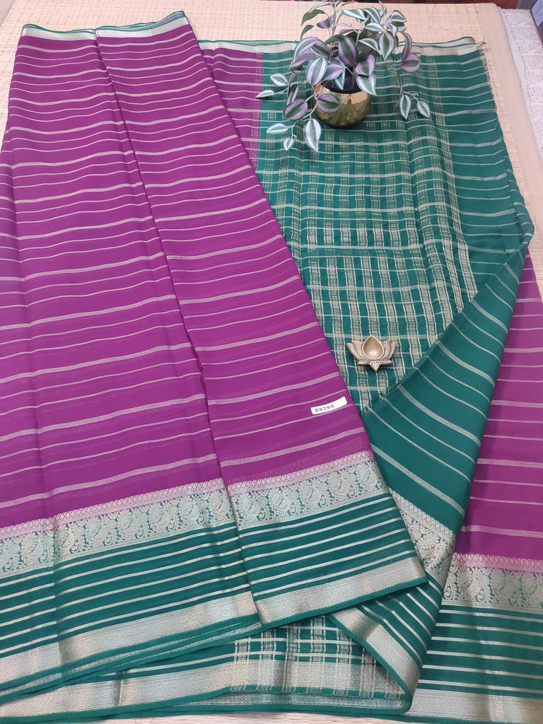 Semi Georgette Sarees #E6794