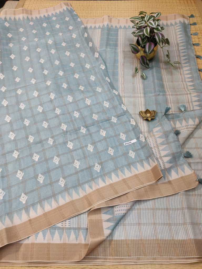 Tussar Silk Sarees #E6886