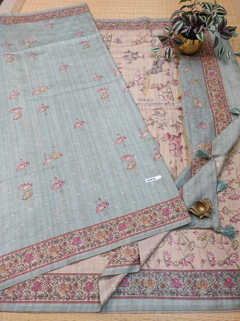 Tussar Silk Sarees #E6945