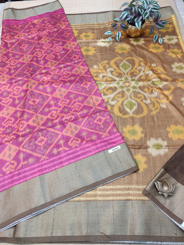 Tussar Silk Sarees #E6982