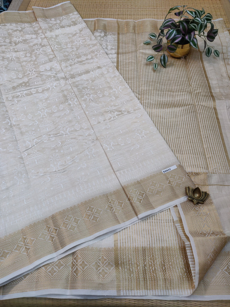 Printed Tussar #E6837