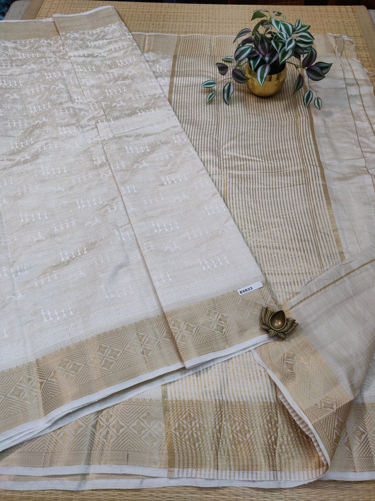 Printed Tussar #E6833