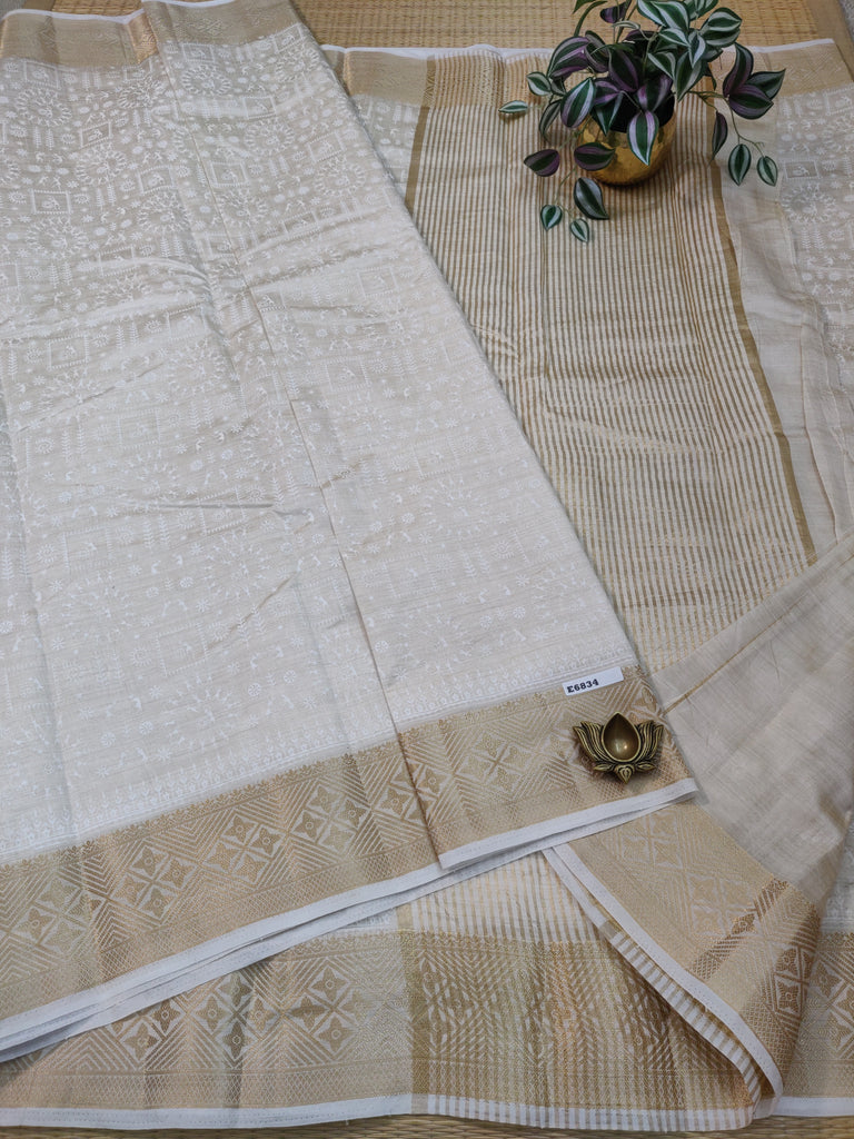 Printed Tussar #E6834