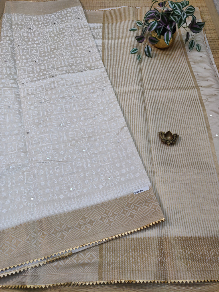Printed Tussar #E6848