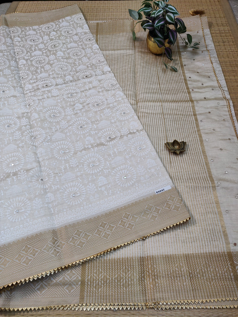 Printed Tussar #E6847