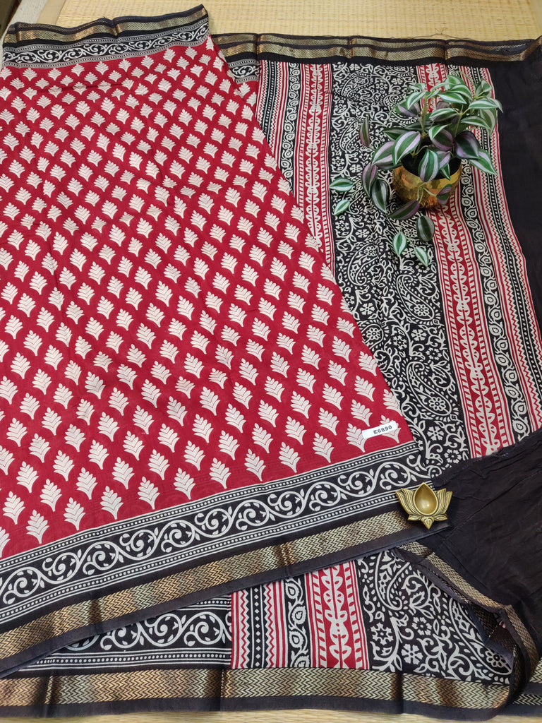 Chanderi Saree E6890