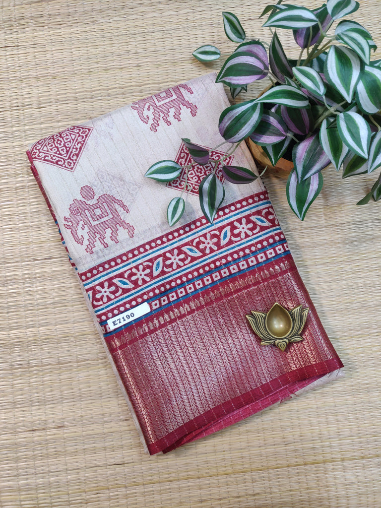 Dola Printed Silk #E7190