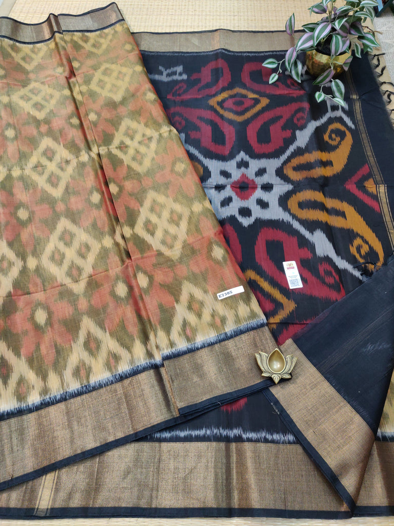 Pure Silk Cotton Sarees #E7385