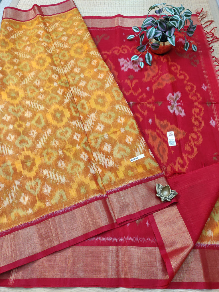 Pure Silk Cotton Sarees #E7388