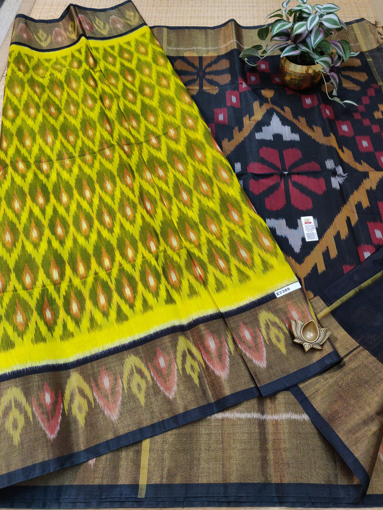 Pure Silk Cotton Sarees #E7389