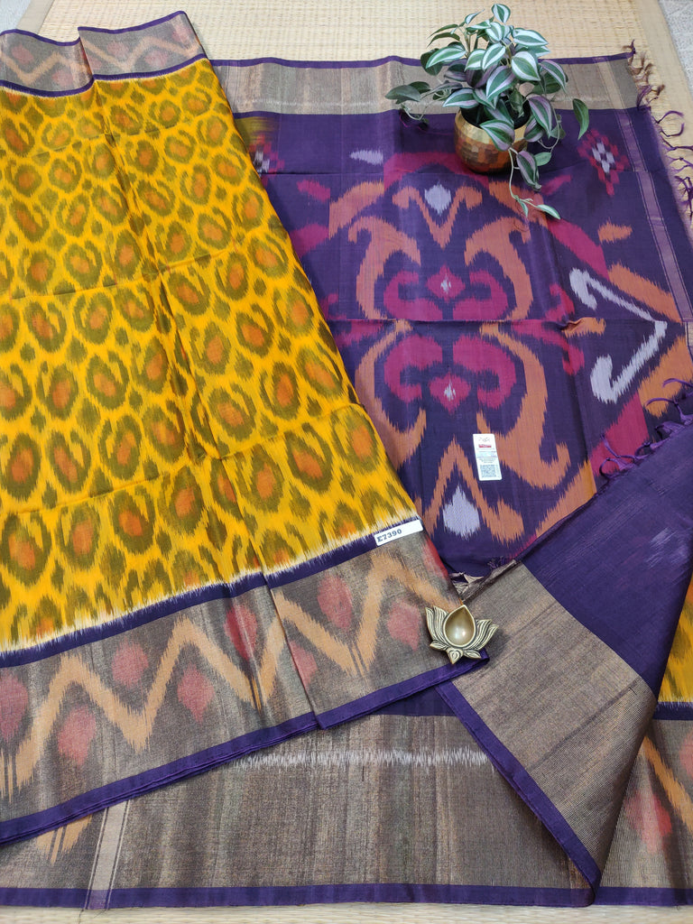 Pure Silk Cotton Sarees #E7390