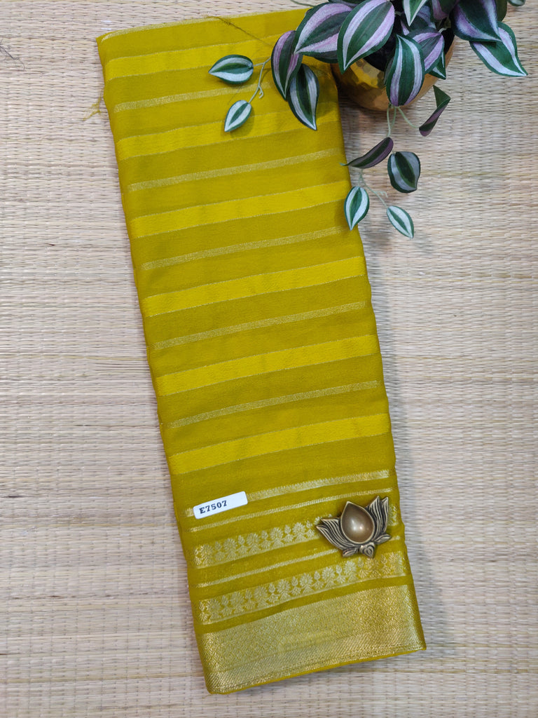 Semi Georgette Sarees #E7507