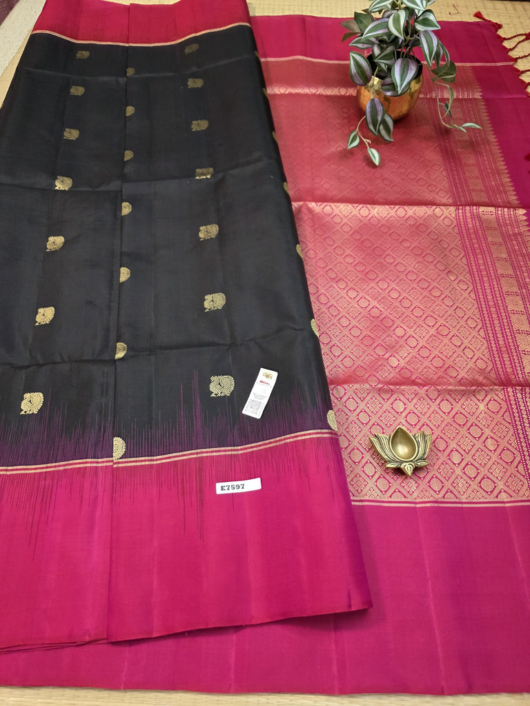 Pure Soft Silk Saree #E7597