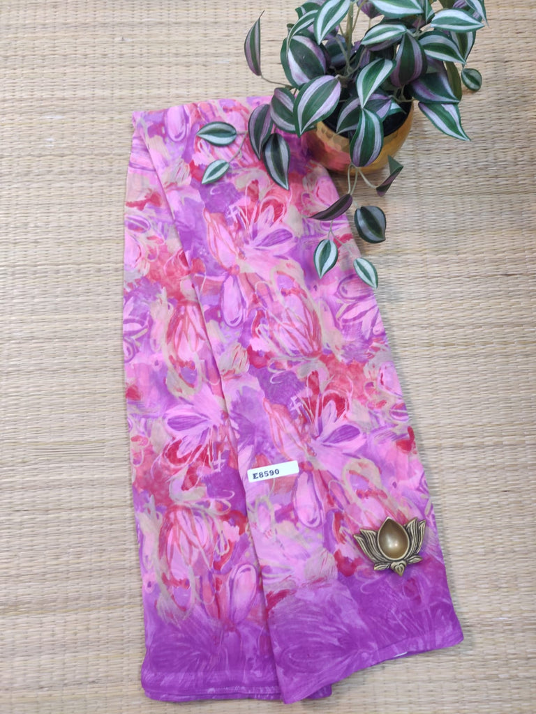 Ruchi Chiffon Sarees #E8590