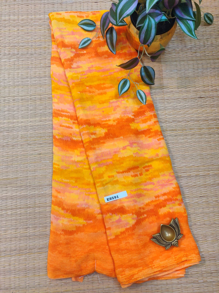 Ruchi Chiffon Sarees #E8691