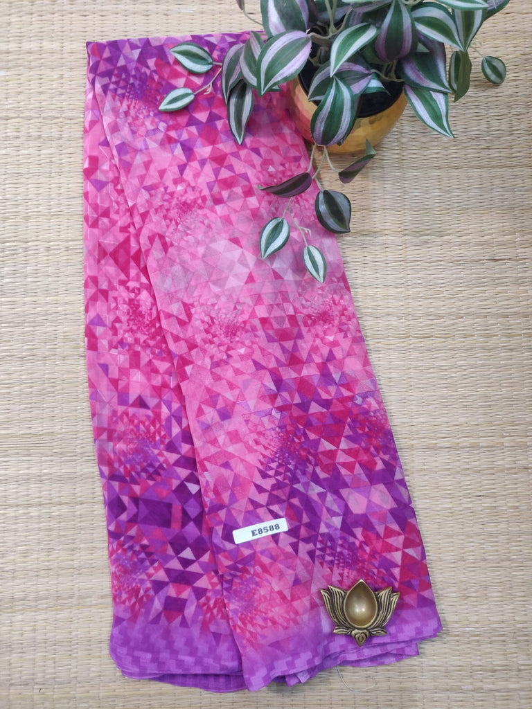 Ruchi Chiffon Sarees #E8588