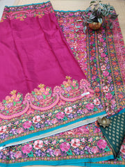 Semi Crepe Sarees #E9046