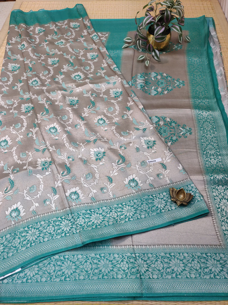 Semi Banarasi Satin Crepe #E9039