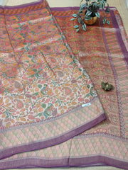 Semi Banarasi Satin Crepe #E9167