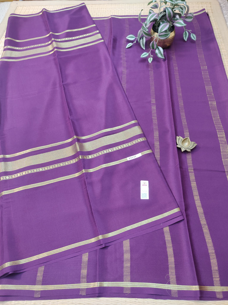 Pure Crepe Silk Saree #F0137