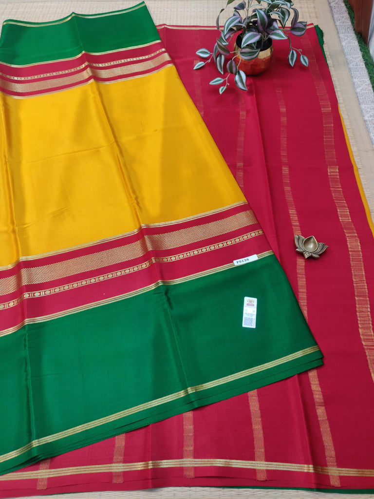 Pure Crepe Silk Saree #F0136