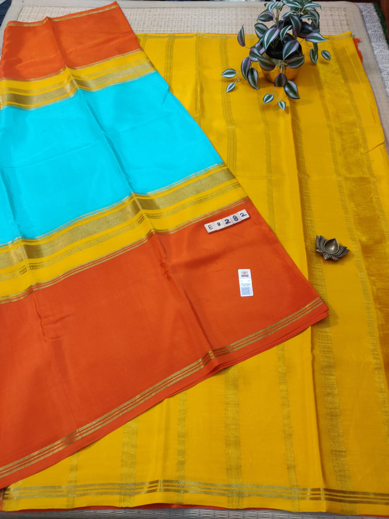 Pure Crepe Silk Saree #E8282