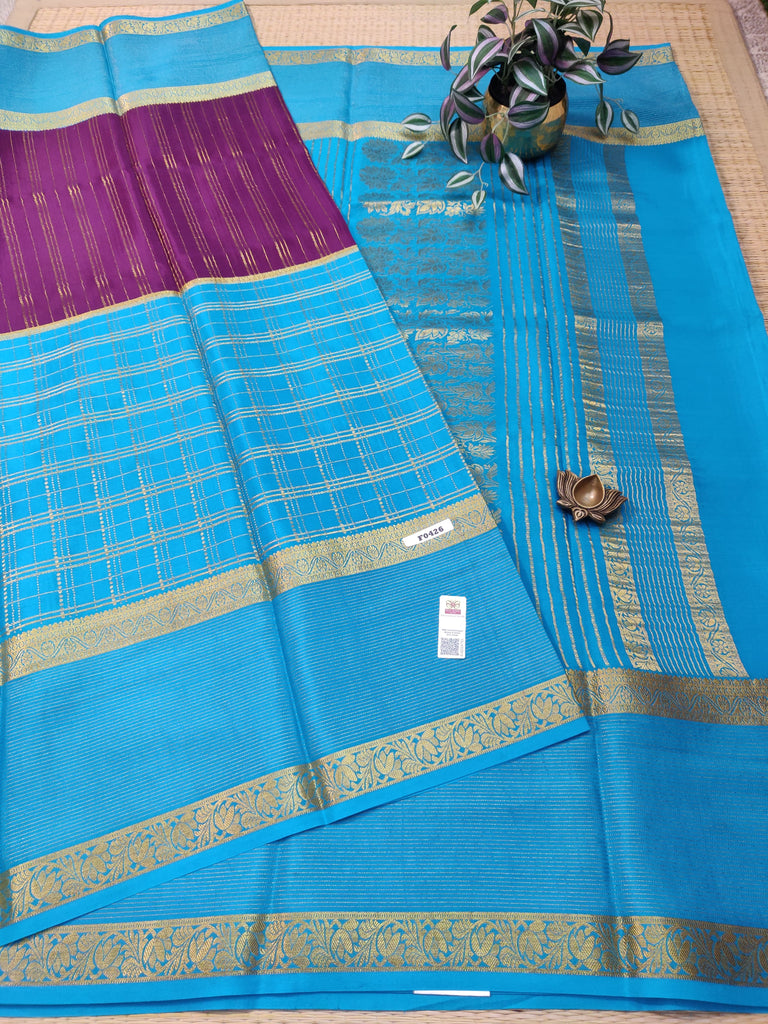 Pure Crepe Silk Saree #F0426