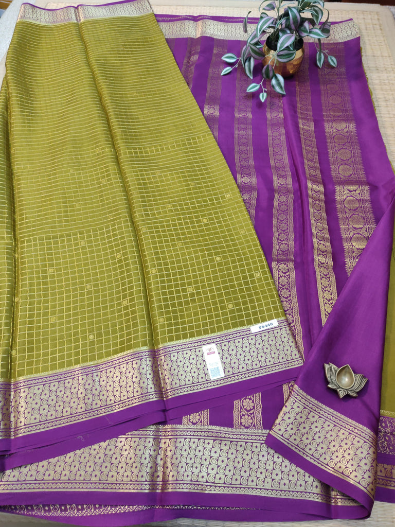 Pure Crepe Silk Saree #F0440